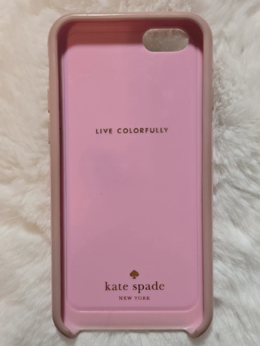 kate spade Iphone 6, 6s, 7, 8 Plus Striped iPhone Case with Pineapple Pop Socket